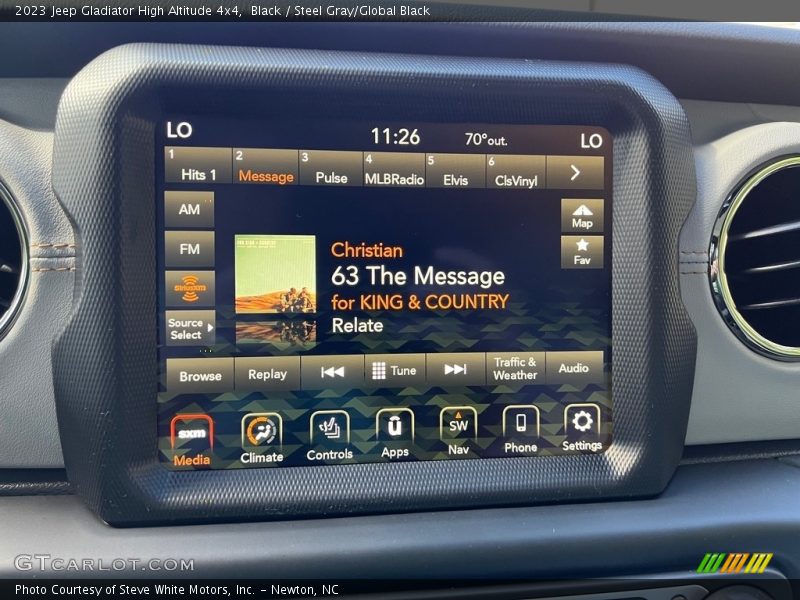Audio System of 2023 Gladiator High Altitude 4x4