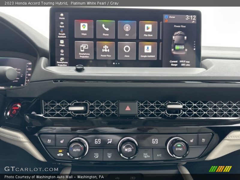 Controls of 2023 Accord Touring Hybrid