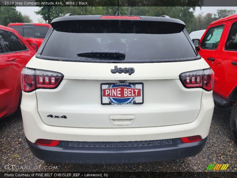 White / Black 2020 Jeep Compass Altitude 4x4