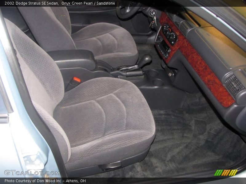 Onyx Green Pearl / Sandstone 2002 Dodge Stratus SE Sedan