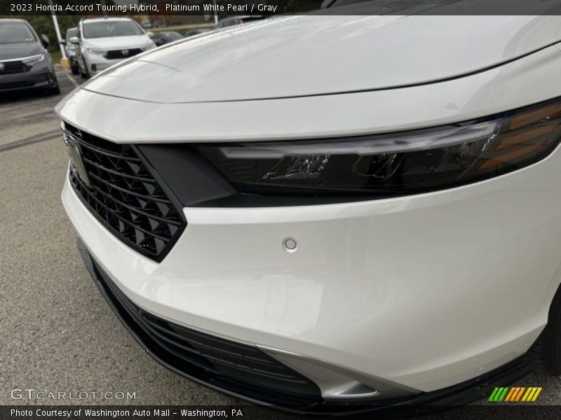 Platinum White Pearl / Gray 2023 Honda Accord Touring Hybrid