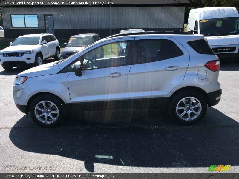 Moondust Silver Metallic / Ebony Black 2020 Ford EcoSport SE