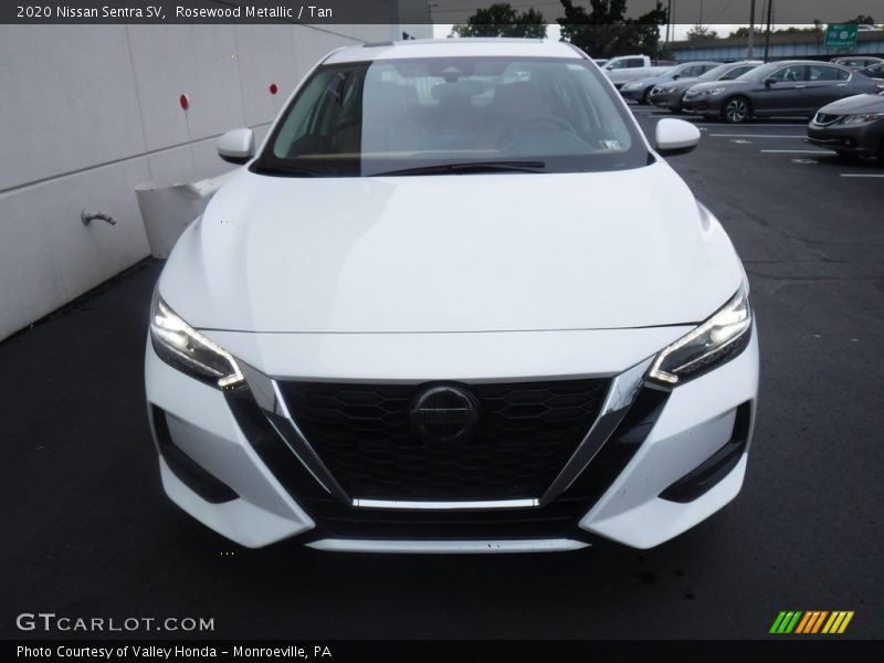 Rosewood Metallic / Tan 2020 Nissan Sentra SV