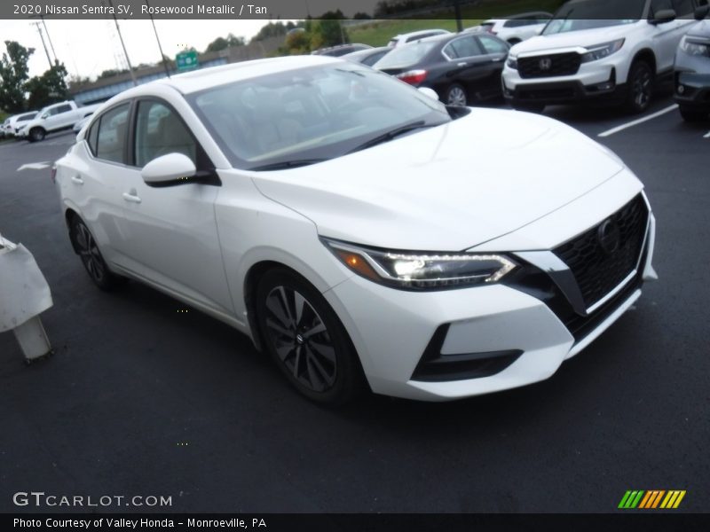 Front 3/4 View of 2020 Sentra SV