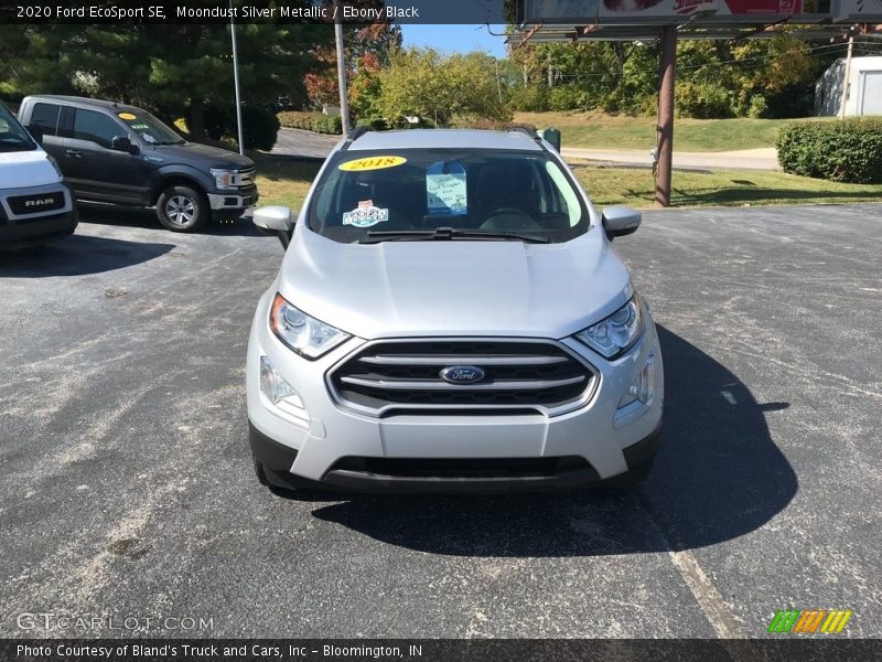 Moondust Silver Metallic / Ebony Black 2020 Ford EcoSport SE