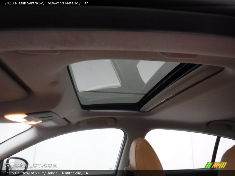 Rosewood Metallic / Tan 2020 Nissan Sentra SV