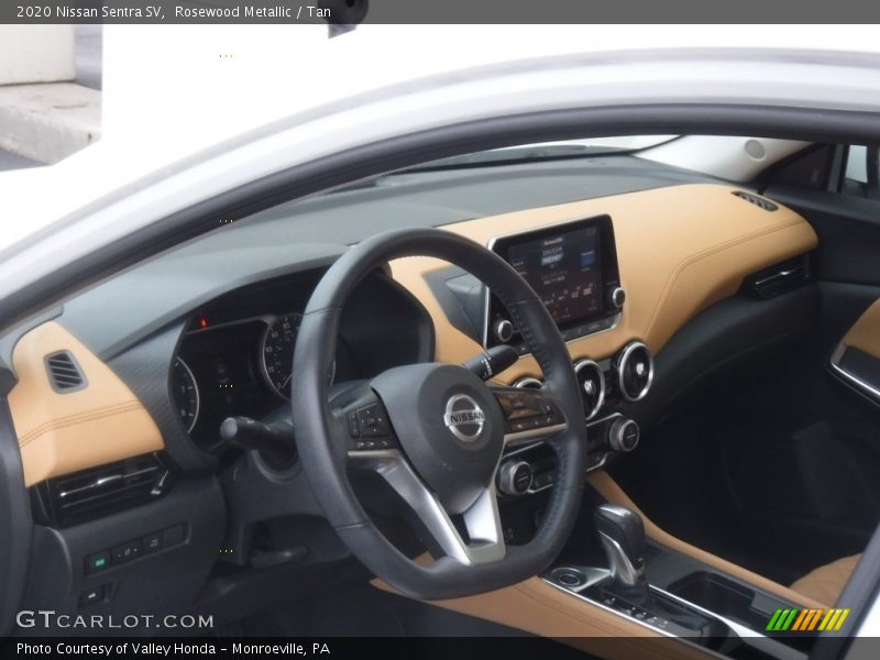 Rosewood Metallic / Tan 2020 Nissan Sentra SV