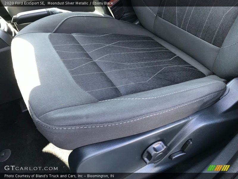 Front Seat of 2020 EcoSport SE