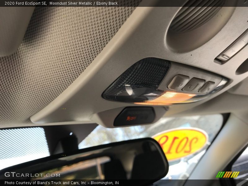 Moondust Silver Metallic / Ebony Black 2020 Ford EcoSport SE