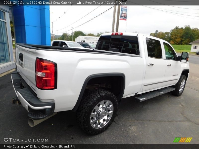 White Frost Tricoat / Cocoa/­Dune 2018 GMC Sierra 2500HD Denali Crew Cab 4x4