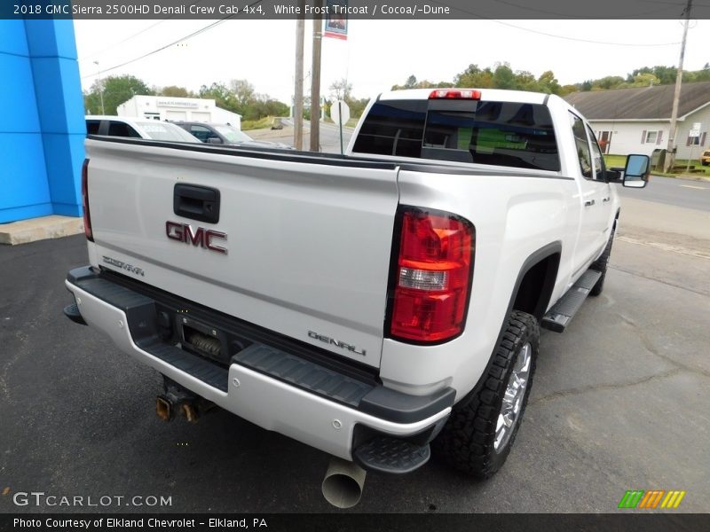 White Frost Tricoat / Cocoa/­Dune 2018 GMC Sierra 2500HD Denali Crew Cab 4x4