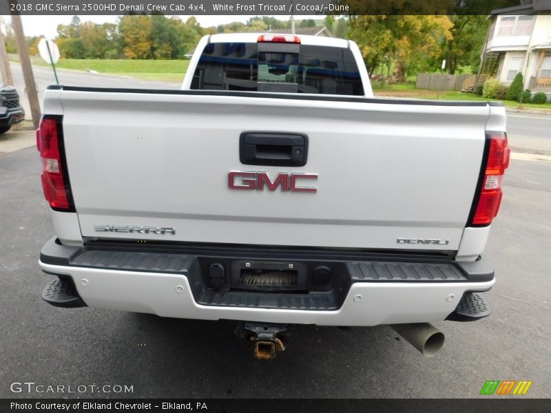 White Frost Tricoat / Cocoa/­Dune 2018 GMC Sierra 2500HD Denali Crew Cab 4x4