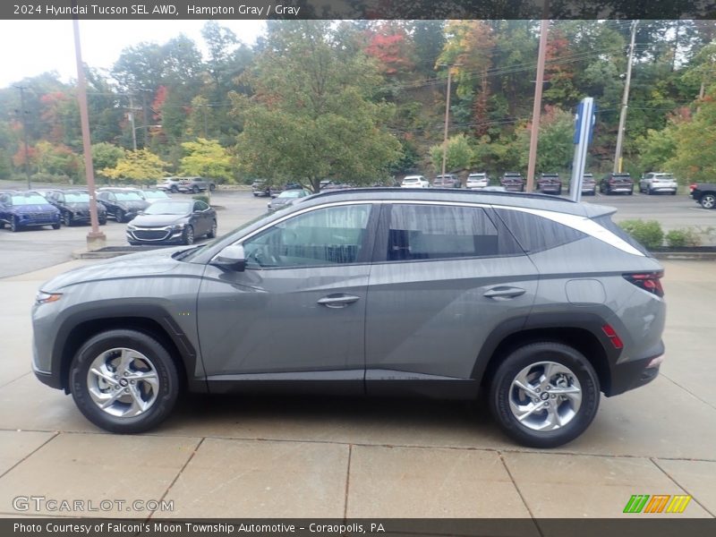 Hampton Gray / Gray 2024 Hyundai Tucson SEL AWD
