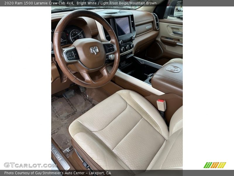 Front Seat of 2020 1500 Laramie Crew Cab 4x4