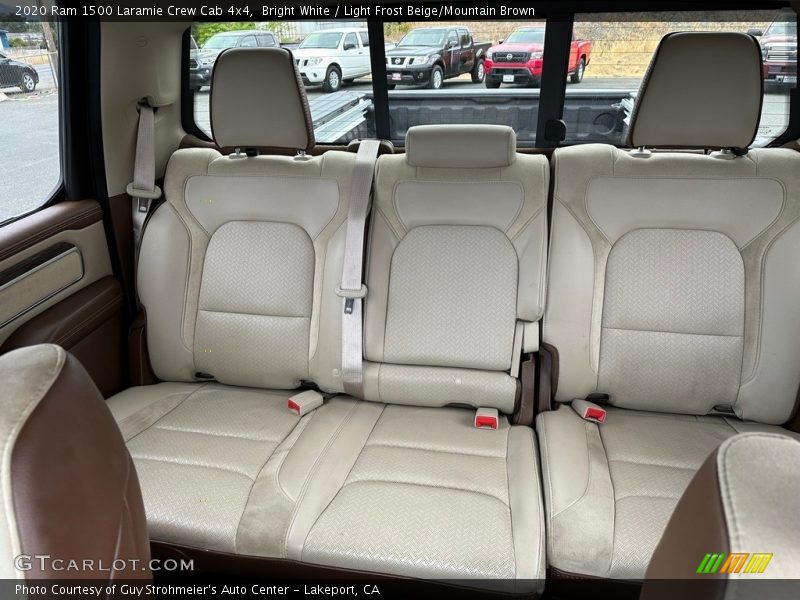 Rear Seat of 2020 1500 Laramie Crew Cab 4x4