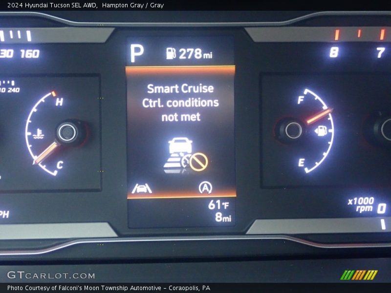 Hampton Gray / Gray 2024 Hyundai Tucson SEL AWD