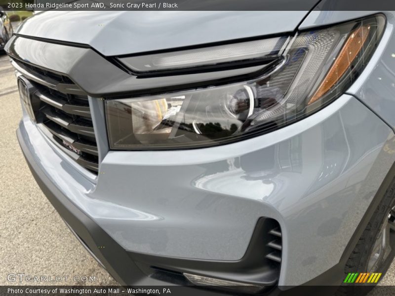 Sonic Gray Pearl / Black 2023 Honda Ridgeline Sport AWD