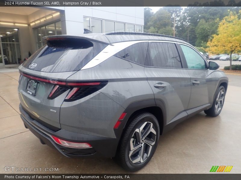 Hampton Gray / Black 2024 Hyundai Tucson SEL AWD