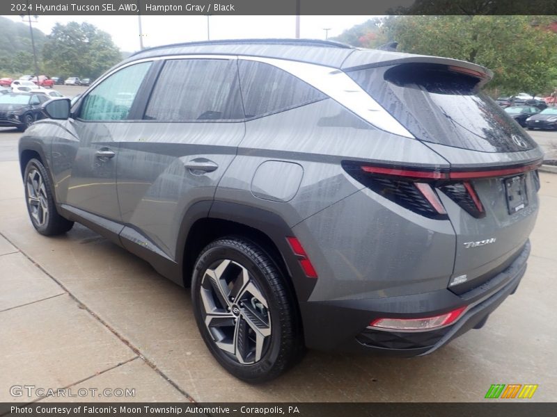 Hampton Gray / Black 2024 Hyundai Tucson SEL AWD