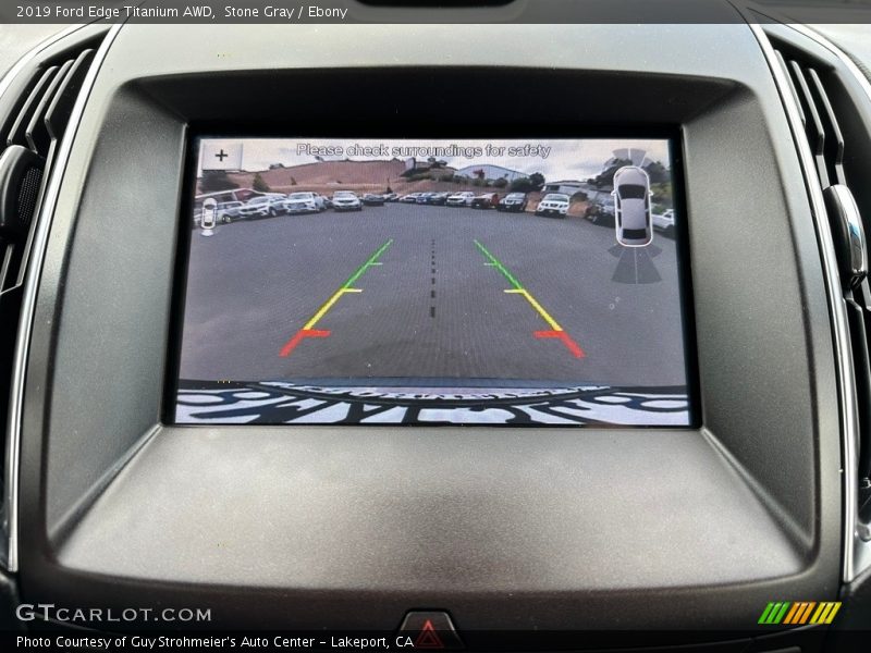 Stone Gray / Ebony 2019 Ford Edge Titanium AWD