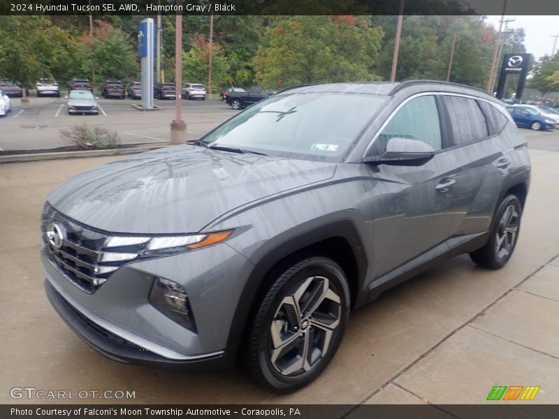 Hampton Gray / Black 2024 Hyundai Tucson SEL AWD