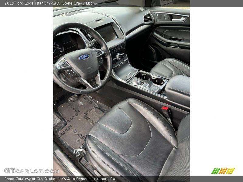 Stone Gray / Ebony 2019 Ford Edge Titanium AWD