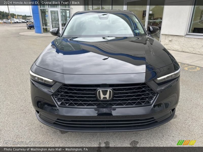 Crystal Black Pearl / Black 2024 Honda Accord EX