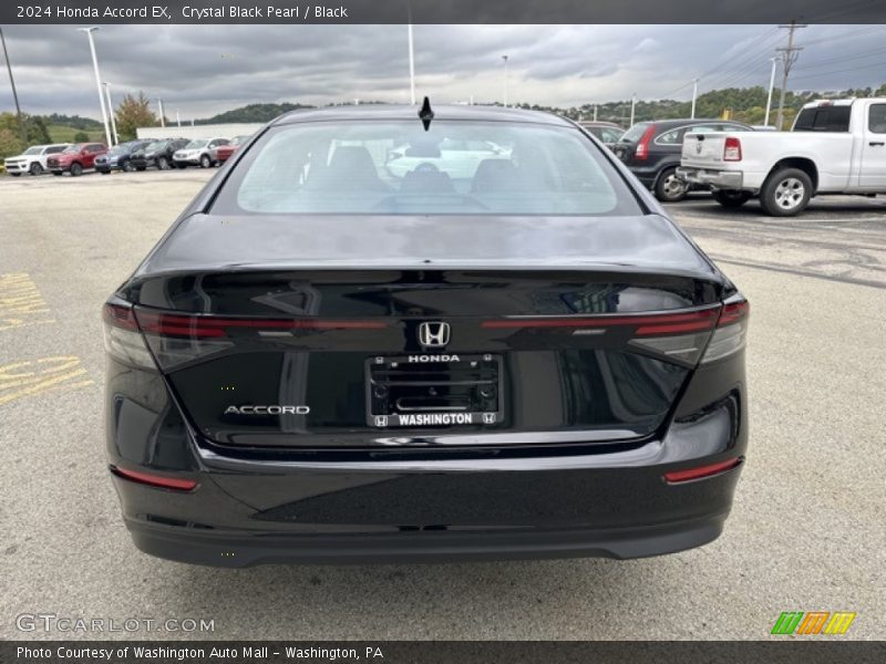 Crystal Black Pearl / Black 2024 Honda Accord EX