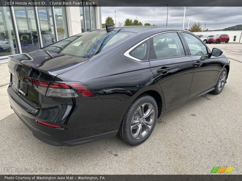 Crystal Black Pearl / Black 2024 Honda Accord EX