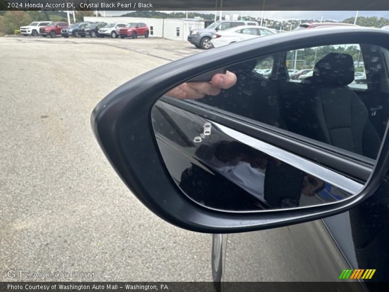 Crystal Black Pearl / Black 2024 Honda Accord EX