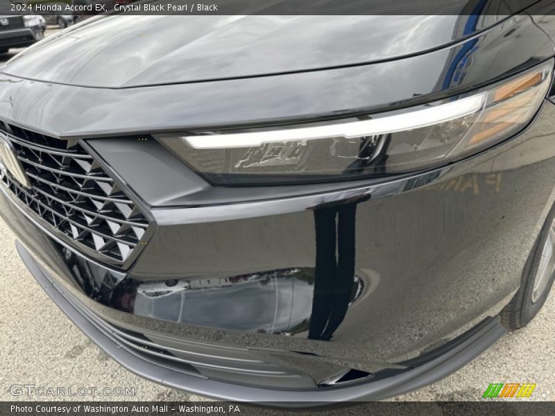 Crystal Black Pearl / Black 2024 Honda Accord EX