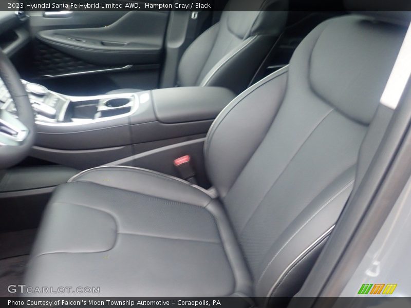 Hampton Gray / Black 2023 Hyundai Santa Fe Hybrid Limited AWD