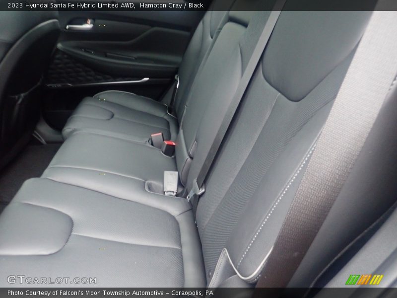 Hampton Gray / Black 2023 Hyundai Santa Fe Hybrid Limited AWD