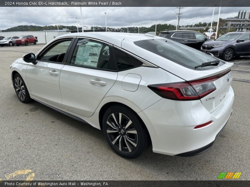  2024 Civic EX-L Hatchback Platinum White Pearl