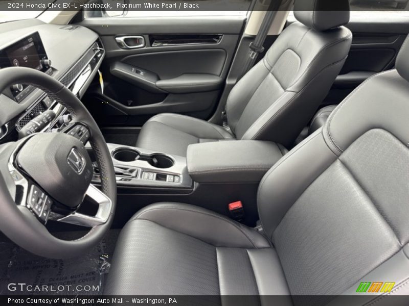 Front Seat of 2024 Civic EX-L Hatchback