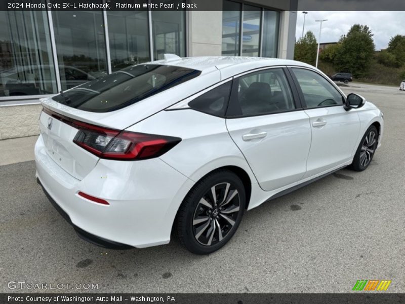  2024 Civic EX-L Hatchback Platinum White Pearl