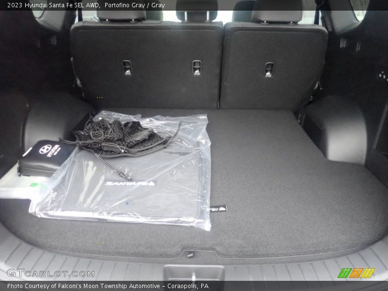 Portofino Gray / Gray 2023 Hyundai Santa Fe SEL AWD