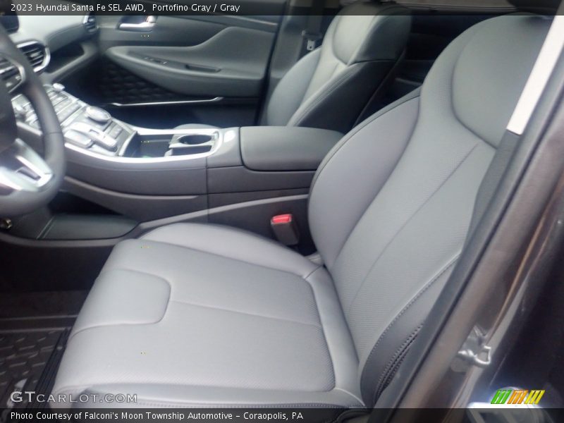 Portofino Gray / Gray 2023 Hyundai Santa Fe SEL AWD
