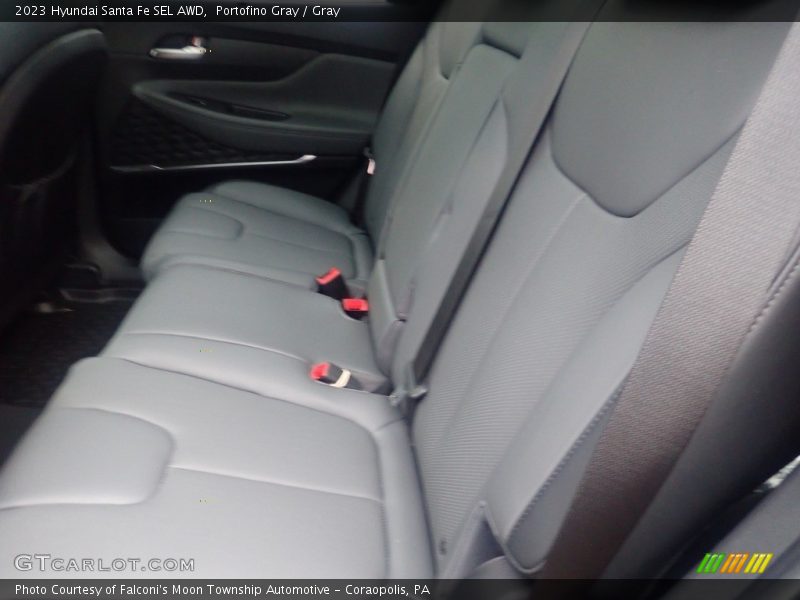 Portofino Gray / Gray 2023 Hyundai Santa Fe SEL AWD