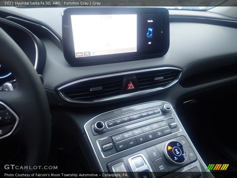 Portofino Gray / Gray 2023 Hyundai Santa Fe SEL AWD