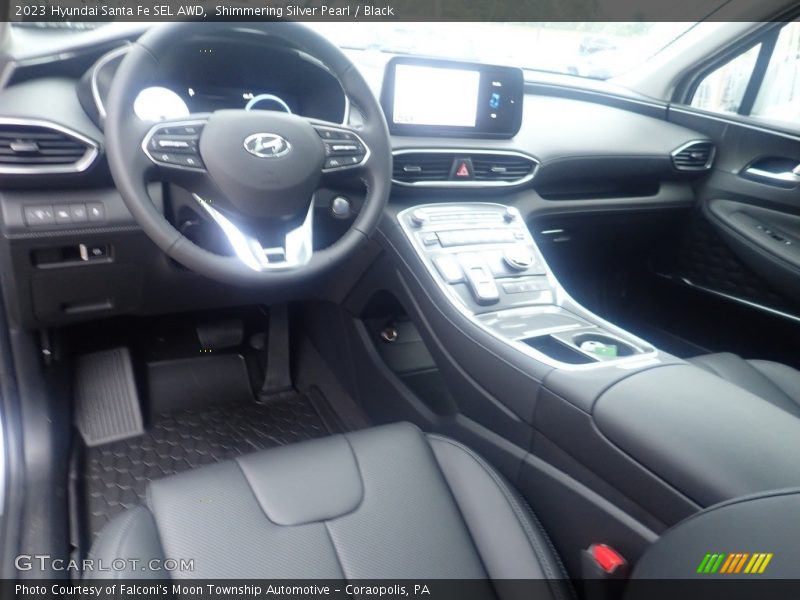  2023 Santa Fe SEL AWD Black Interior