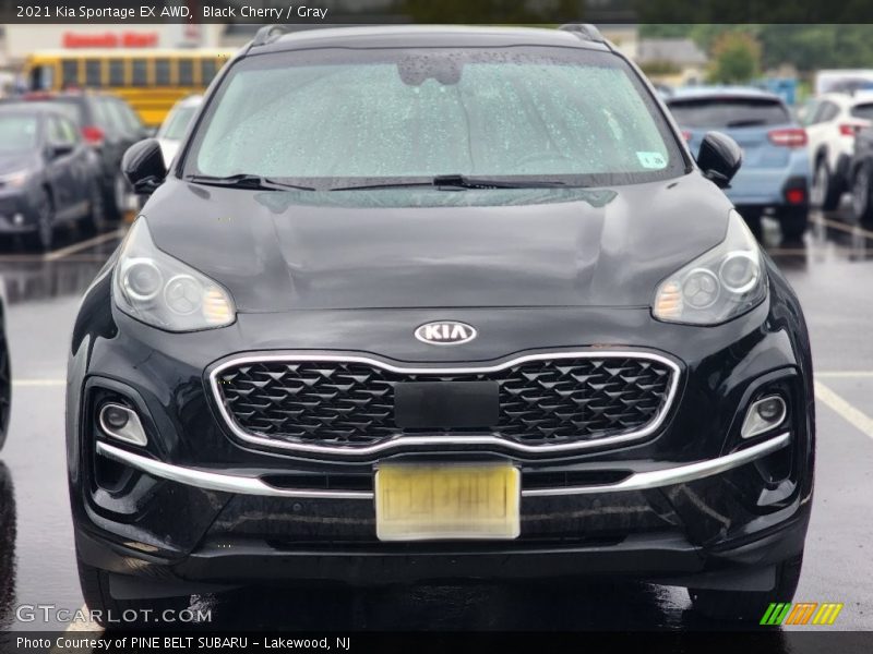 Black Cherry / Gray 2021 Kia Sportage EX AWD