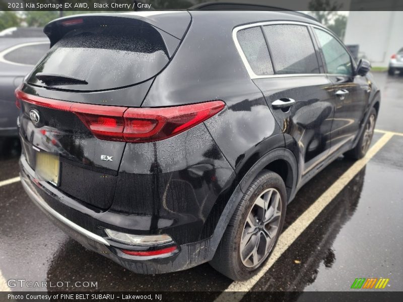 Black Cherry / Gray 2021 Kia Sportage EX AWD