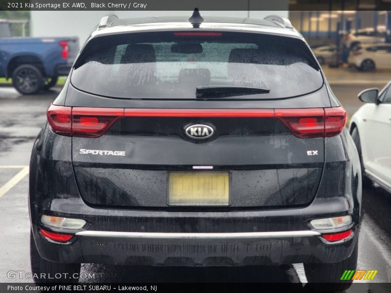 Black Cherry / Gray 2021 Kia Sportage EX AWD