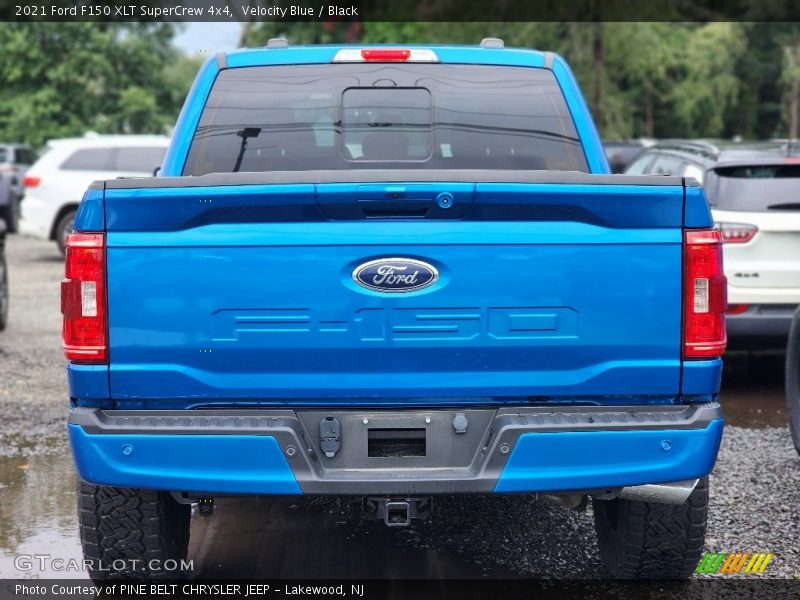 Velocity Blue / Black 2021 Ford F150 XLT SuperCrew 4x4