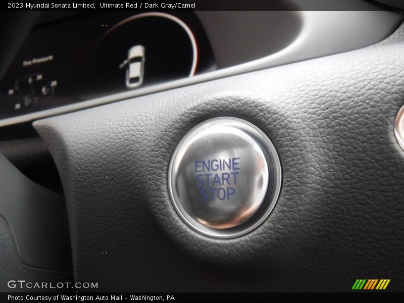 Ultimate Red / Dark Gray/Camel 2023 Hyundai Sonata Limited