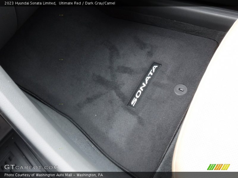 Ultimate Red / Dark Gray/Camel 2023 Hyundai Sonata Limited