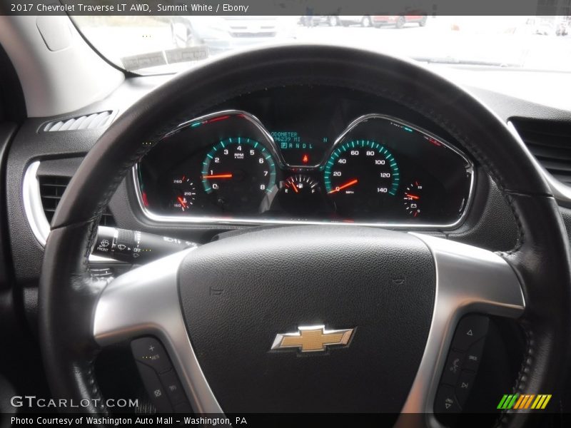 Summit White / Ebony 2017 Chevrolet Traverse LT AWD