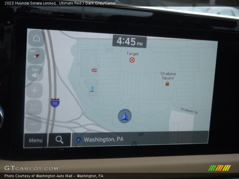 Ultimate Red / Dark Gray/Camel 2023 Hyundai Sonata Limited