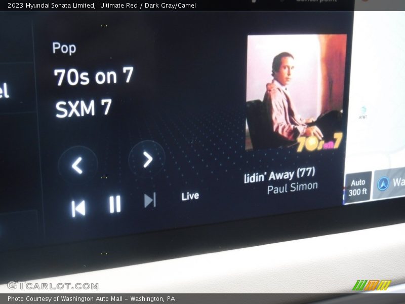 Ultimate Red / Dark Gray/Camel 2023 Hyundai Sonata Limited